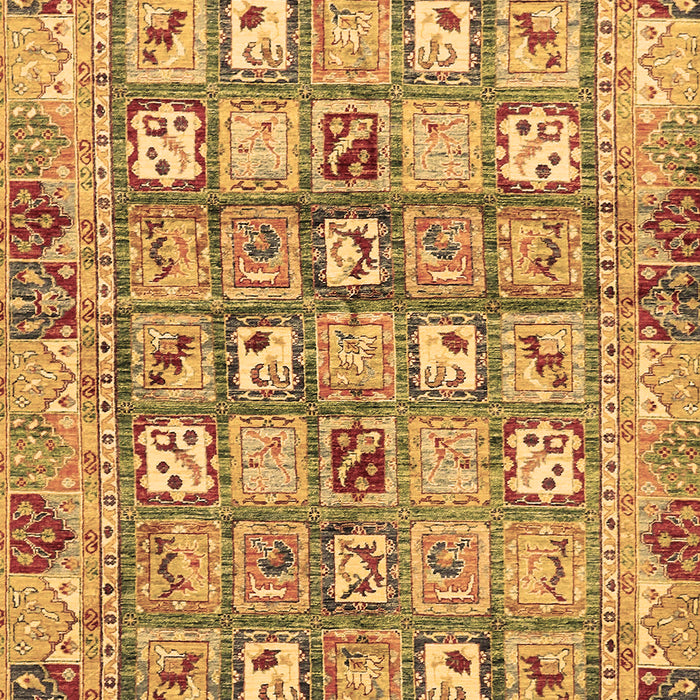 Abstract Brown Modern Rug, abs678brn