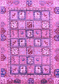 Abstract Purple Modern Rug, abs678pur