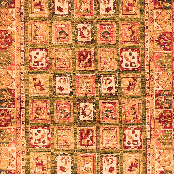 Machine Washable Abstract Orange Modern Area Rugs, wshabs678org