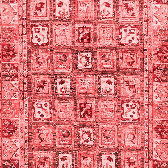 Abstract Red Modern Area Rugs