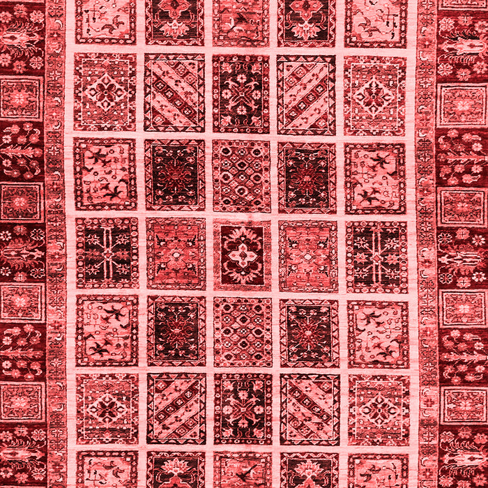 Abstract Red Modern Area Rugs