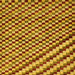 Square Abstract Deep Yellow Checkered Rug, abs67