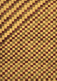 Checkered Brown Modern Rug, abs67brn