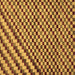 Square Machine Washable Checkered Brown Modern Rug, wshabs67brn