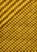 Checkered Yellow Modern Rug, abs67yw