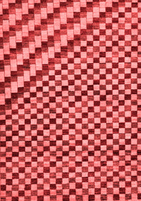 Checkered Red Modern Rug, abs67red