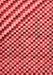 Checkered Red Modern Area Rugs