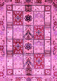 Abstract Pink Modern Rug, abs680pnk