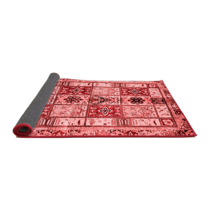 Abstract Red Modern Area Rugs