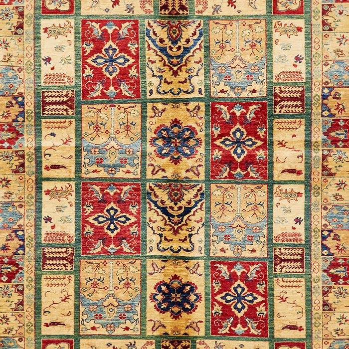 Abstract Sienna Brown Modern Rug, abs680