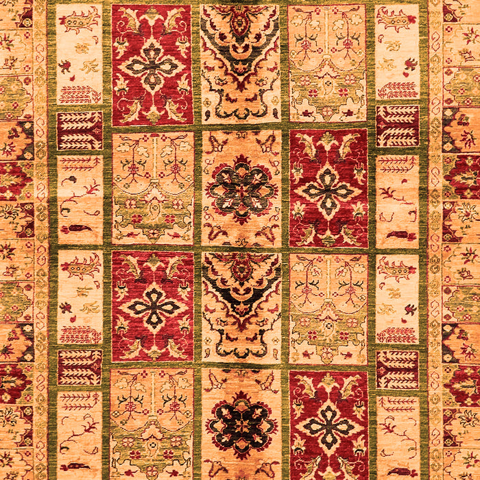 Machine Washable Abstract Orange Modern Area Rugs, wshabs680org