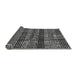 Sideview of Abstract Gray Modern Rug, abs681gry