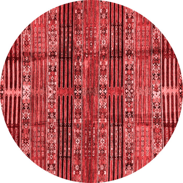Machine Washable Abstract Red Modern Rug, wshabs681red