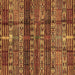 Square Abstract Brown Modern Rug, abs681brn