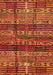 Abstract Orange Modern Rug, abs681org