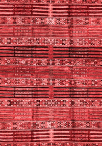 Abstract Red Modern Rug, abs681red