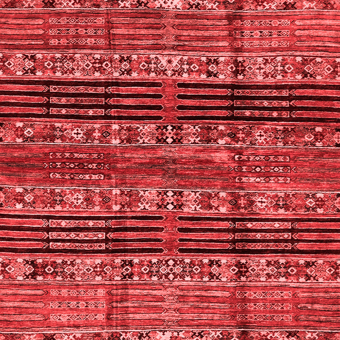 Machine Washable Abstract Red Modern Rug, wshabs681red