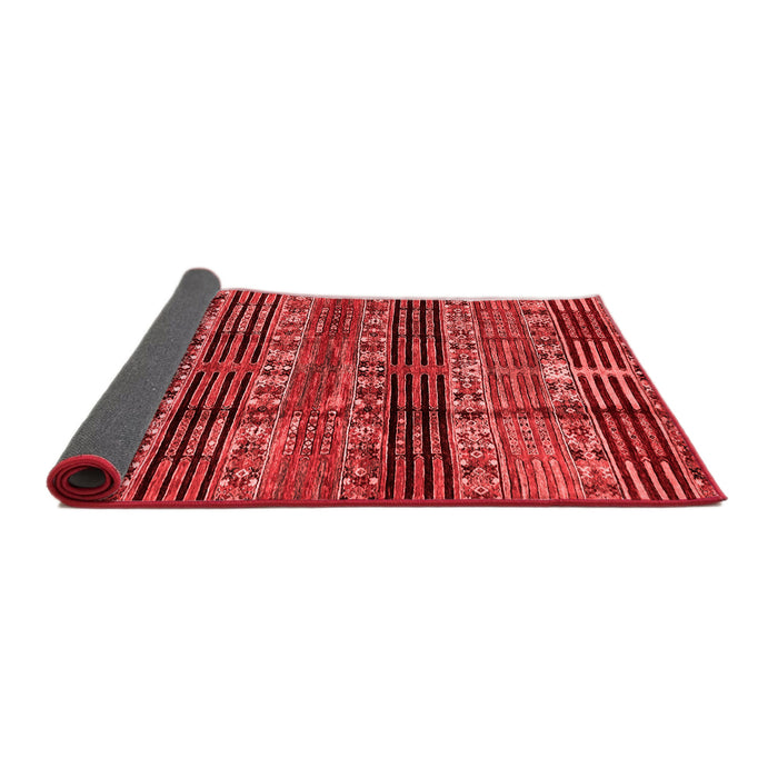 Abstract Red Modern Area Rugs
