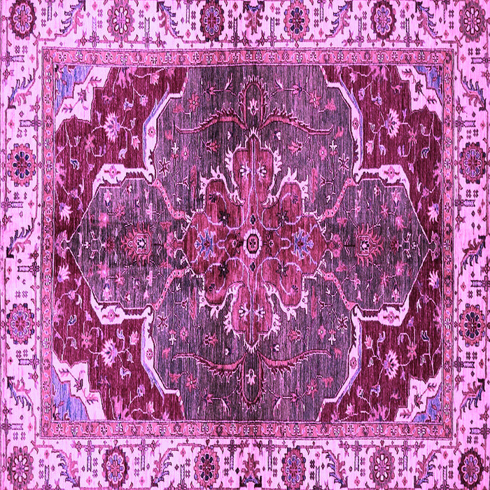 Square Abstract Purple Modern Rug, abs682pur