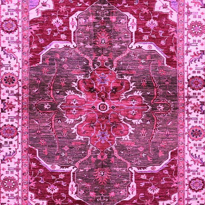 Machine Washable Abstract Pink Modern Rug, wshabs682pnk