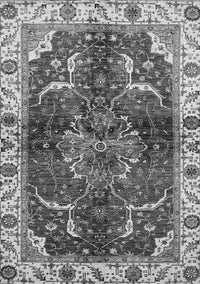 Abstract Gray Modern Rug, abs682gry