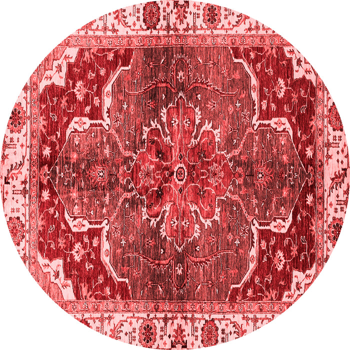 Abstract Red Modern Rug, abs682red