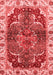 Abstract Red Modern Area Rugs