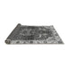 Sideview of Abstract Gray Modern Rug, abs682gry