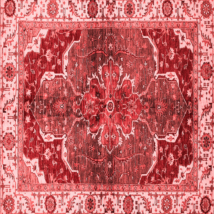 Abstract Red Modern Rug, abs682red