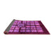 Sideview of Abstract Purple Modern Rug, abs683pur