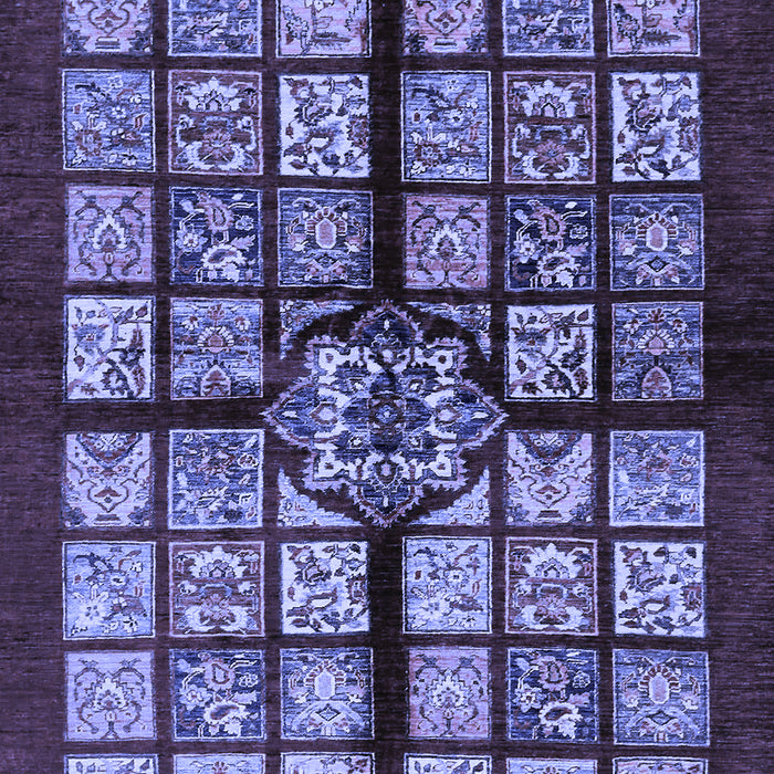 Abstract Blue Modern Rug, abs683blu