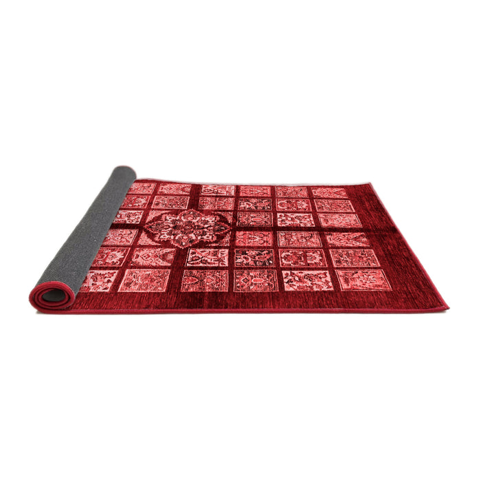 Abstract Red Modern Area Rugs