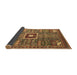 Sideview of Abstract Brown Modern Rug, abs684brn