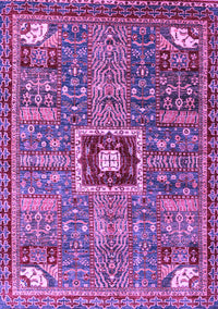 Abstract Purple Modern Rug, abs684pur