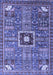 Abstract Blue Modern Rug, abs684blu