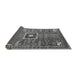 Sideview of Abstract Gray Modern Rug, abs684gry