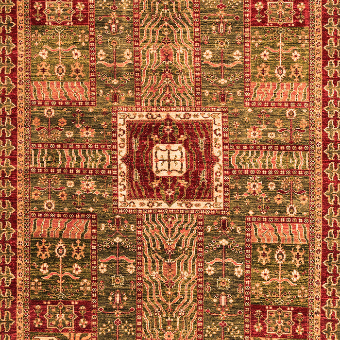 Machine Washable Abstract Orange Modern Area Rugs, wshabs684org