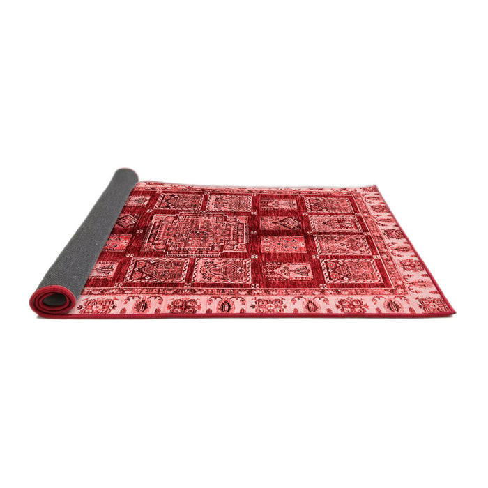 Abstract Red Modern Area Rugs
