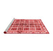 Modern Red Washable Rugs