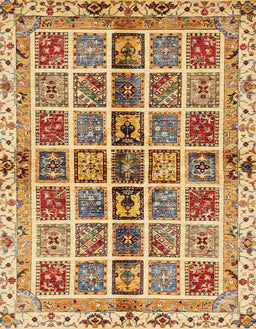 Abstract Red Modern Rug, abs686