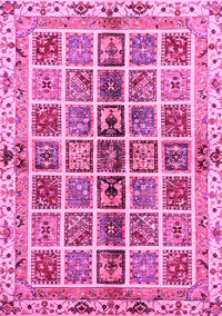 Abstract Pink Modern Rug, abs686pnk