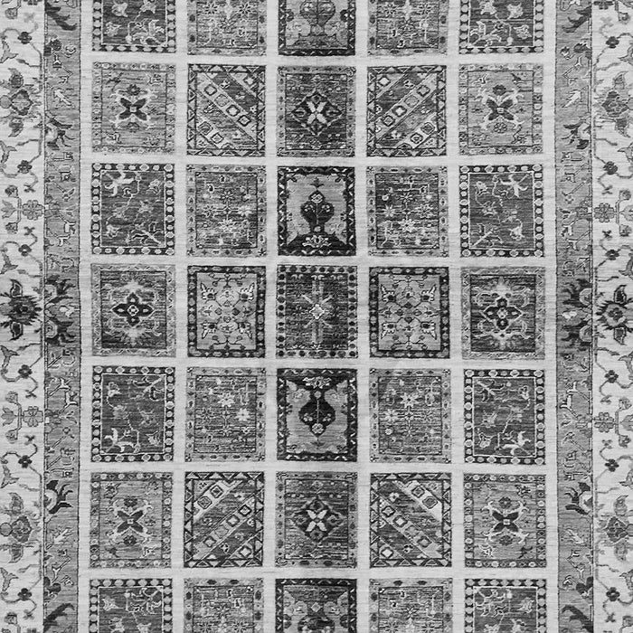 Abstract Gray Modern Rug, abs686gry