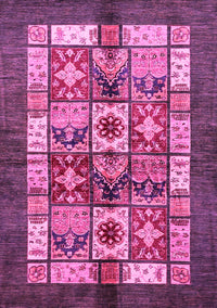 Abstract Pink Modern Rug, abs687pnk