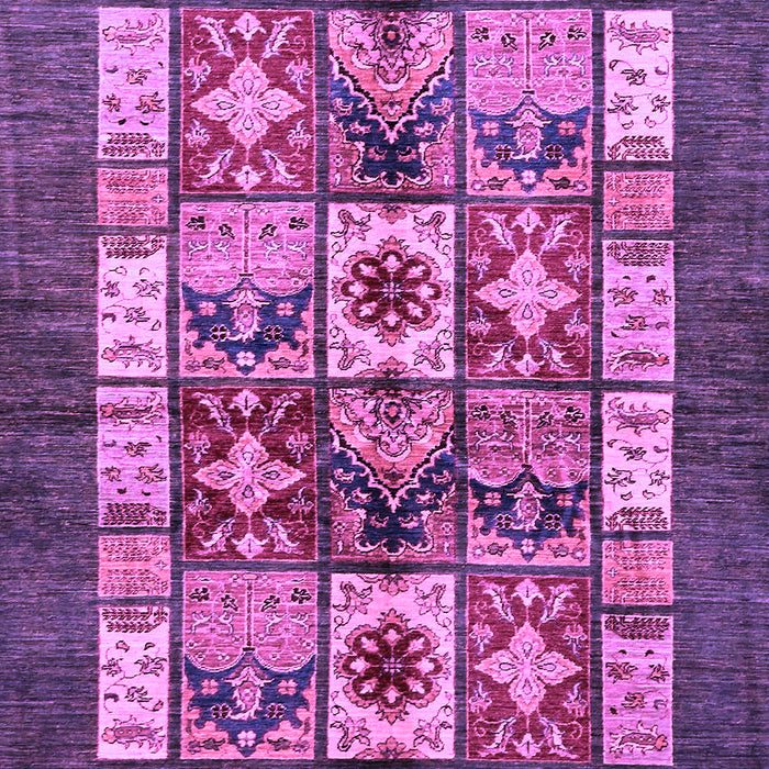 Abstract Purple Modern Rug, abs687pur