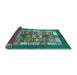 Sideview of Abstract Light Blue Modern Rug, abs687lblu