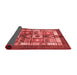 Abstract Red Modern Area Rugs