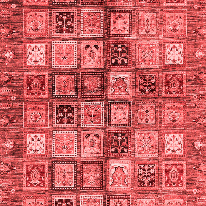 Machine Washable Abstract Red Modern Rug, wshabs688red