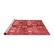 Modern Red Washable Rugs