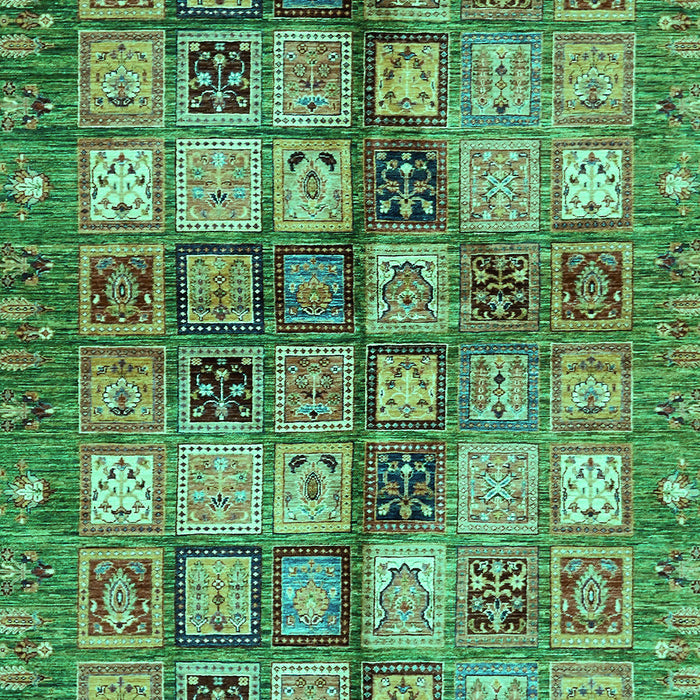 Abstract Turquoise Modern Rug, abs688turq