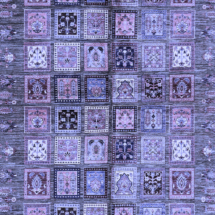 Abstract Blue Modern Rug, abs688blu